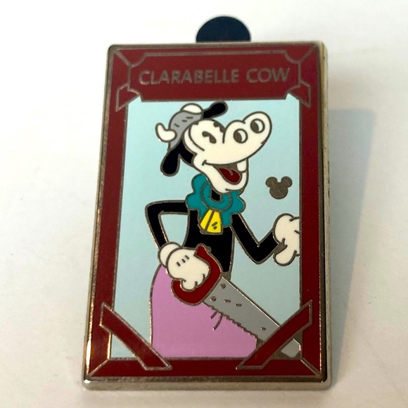 2012 Hidden Mickey Disney California Adventure Construction Clarabelle Cow Pin - Picture 1 of 2